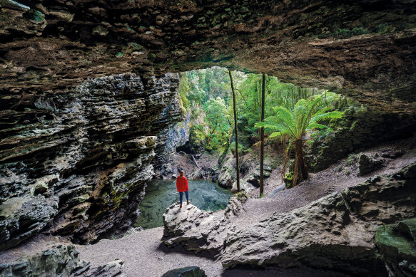 Trowutta Arch in the Tarkine, Tasmania.