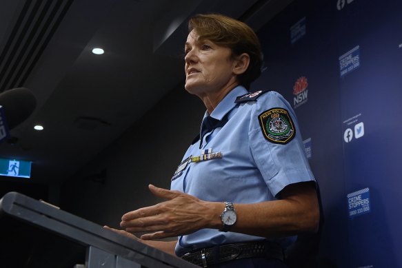 NSW Police Commissioner Karen Webb.