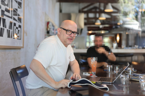 Comedor owner Walter Shellshear at the Newtown restaurant, which is now closed.