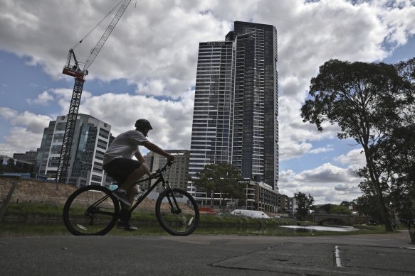 Some home owners sold for a loss in high-density areas such as Parramatta in western Sydney. 