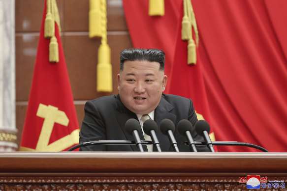 North Korean leader Kim Jong-un  earlier this year.