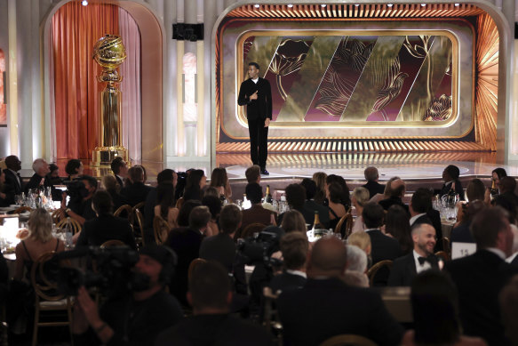 Jerrod Carmichael hosts the Golden Globes.