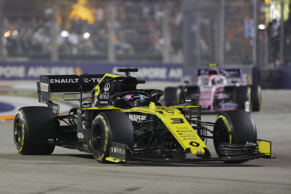 Daniel Ricciardo finished 14th in Singapore.