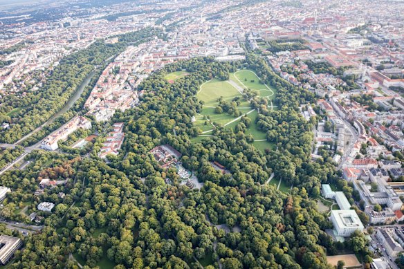 Munich’s English Garden is claimed to be the biggest inner-city public park in the world.