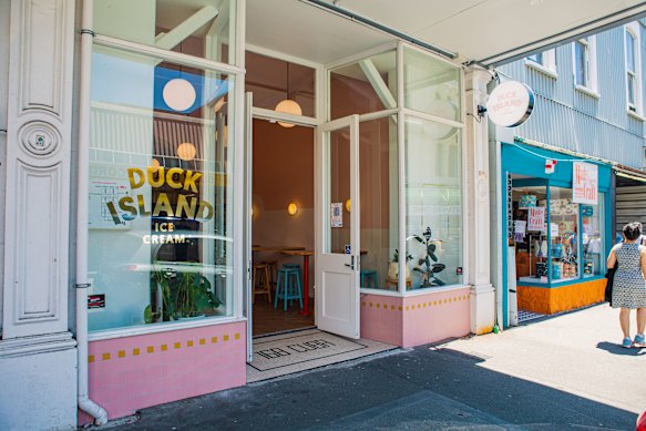 Cuba Street ice-cream mecca Duck Island, in New Zealand’s food capital of Wellington.