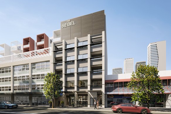 The planned Sebel hotel in Parramatta.