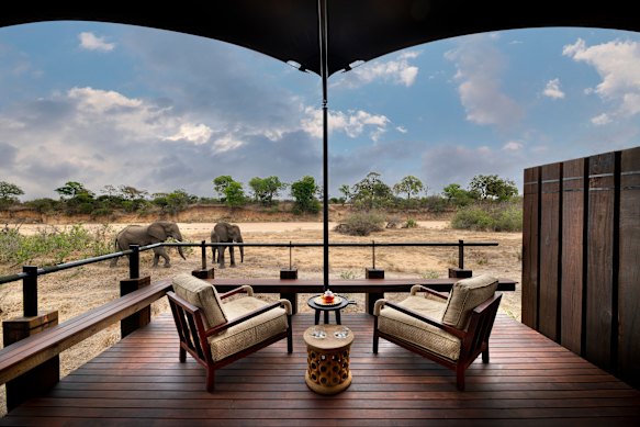 Lounge with a view.