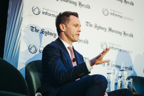 “You don’t see the mayor of New York saying ‘Manhattan’s full, we can’t have any more buildings, we’re done’“: Premier Chris Minns at the Herald’s Sydney 2050 Summit.