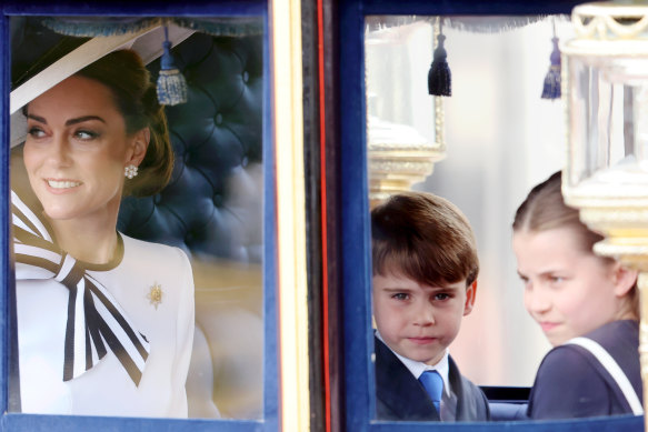 It is understood that Princess Catherine was particularly focused on supporting her children during their public outing.