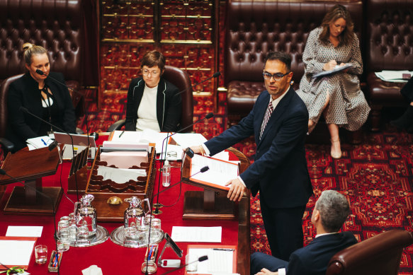 Treasury Daniel Mookhey delivered his first major economic update to NSW Parliament on Tuesday.