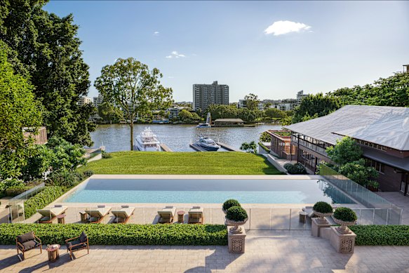 Of the six pools, three would be accessible to all residents.