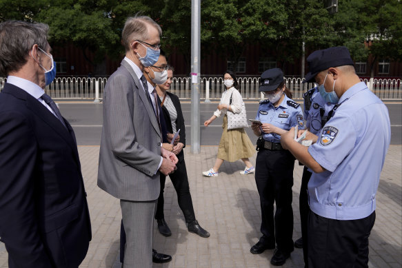 Ambassador to China Graham Fletcher was barred from entering a Beijing court to observe the trial of Australian writer Yang Hengjun this week.