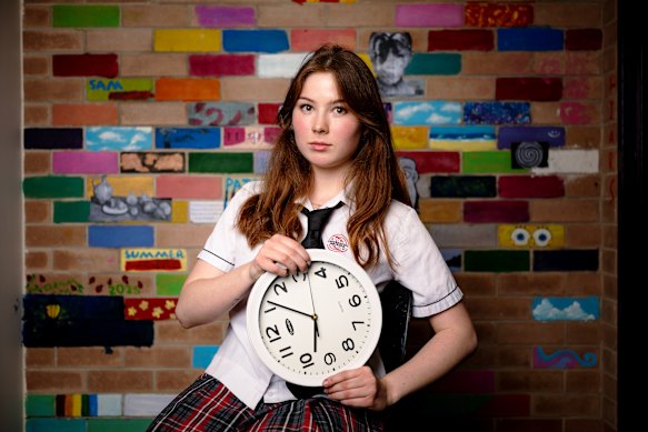 Violet Buchanan used AI, oil paint and some inspiration from women featured in art history for her major project.