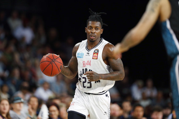 Casey Prather during his time with Melbourne United.