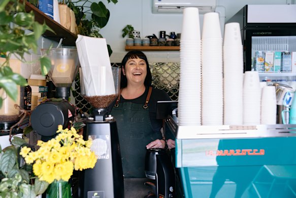 Kit Gloves Coffee proprietor Vee is a Gordon Park local hero. 