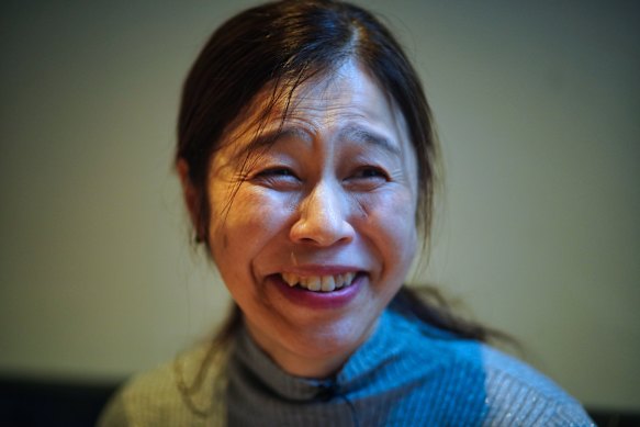 Hiroko Yoda is on her first visit to Australia. 