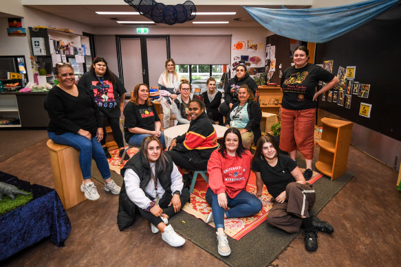 Educators at the Bubup Wilam Aboriginal child and family centre.