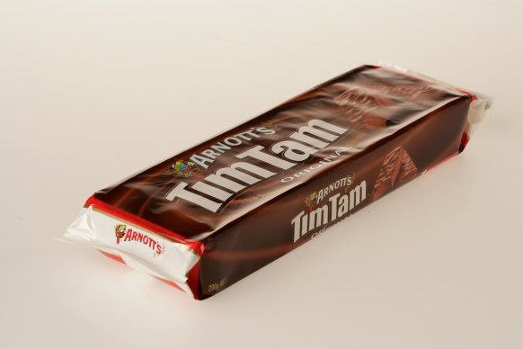 Arnott’s, the company behind Tim Tams, was taken over by US multinational Campbell’s Soup in the 1990s.