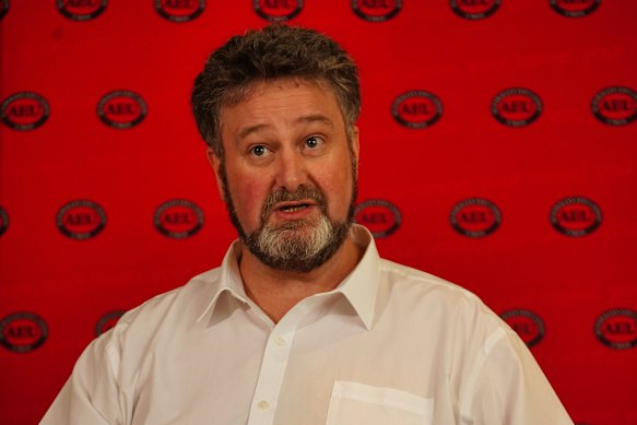 AEU state president Justin Mullaly says the Allan government should not have gone directly to teachers.