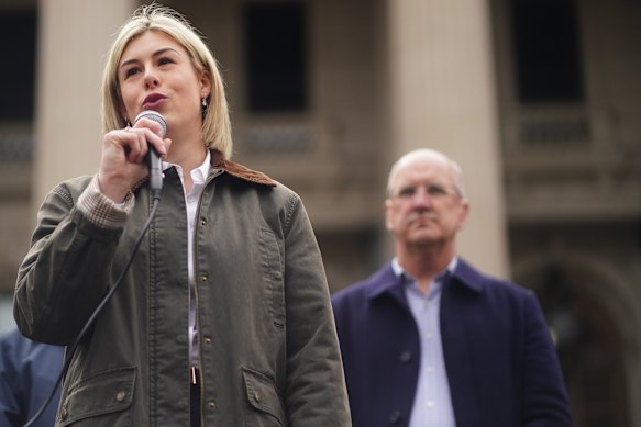 Jess Wilson has announced a plan to ease pressure on hospitals with “transit lounges”. 