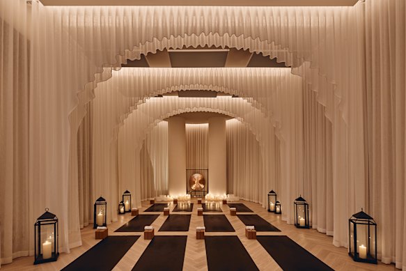 Breathwork and sound bath classes are the club’s most popular.