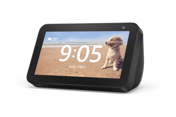 Amazon's Echo Show 5, smart alarm clock.