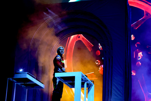 Flume performing at Coachella last month.