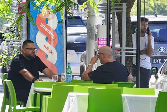 LTE Construction boss Nick Maric (Left) and John Khoury. The pair were not mentioned in the AFP letter.