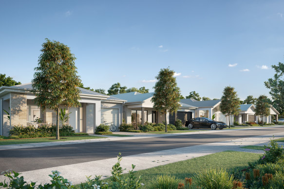 Counting on a thriving business: Stockland’s planned Thrive land lease community. 