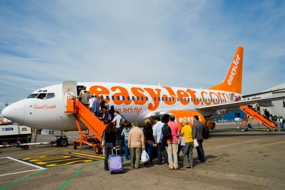 EasyJet has similar offerings to Ryanair, but in orange.