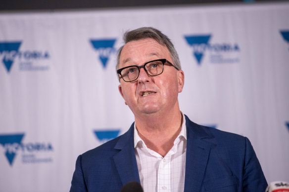 Victorian Health Minister Martin Foley emphasised “zero or low cases” were required in the reopening plan regardless of vaccination rates. 
