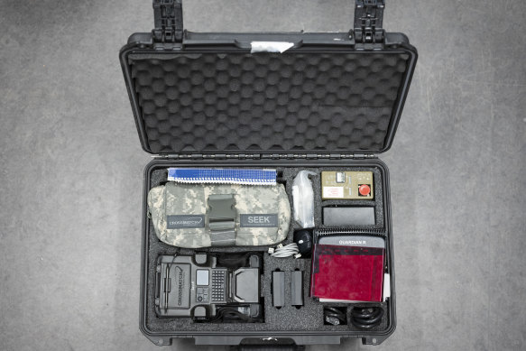 A Secure Electronic Enrollment Kit, or SEEK II, purchased by German researchers on eBay, in Hamburg, Germany.