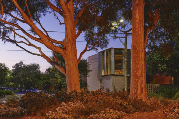 The home, like neighbouring period terraces, is elongated.