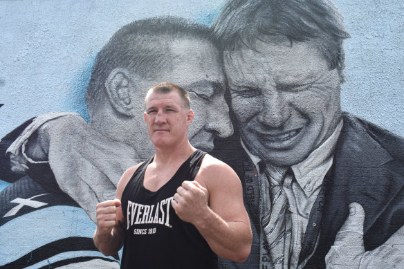 Paul Gallen in preparation for his fight against former UFC champion Mark Hunt