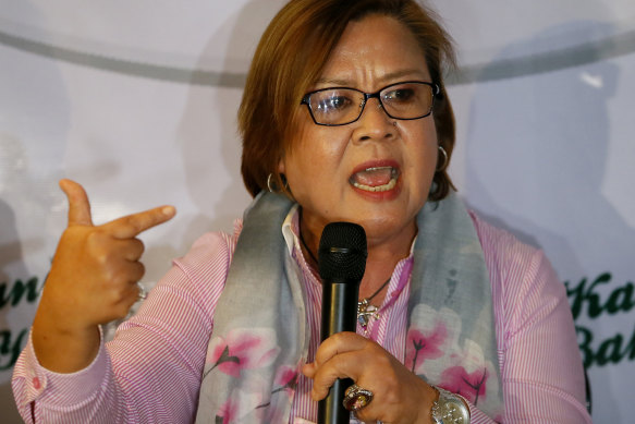 Jailed senator Leila de Lima.