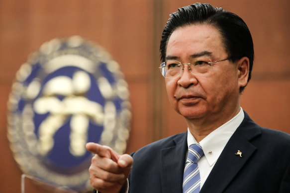 Taiwan’s Foreign Minister Joseph Wu 