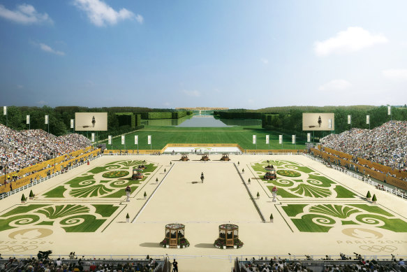 The Palace of Versailles will host equestrian events.