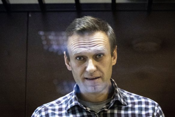 Russian opposition leader Alexei Navalny.