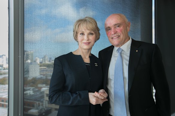 Philanthropists Jane Hansen and Paul Little. The couple’s foundation has previously donated to the Adelaide Festival’s literary fund.