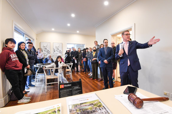 A Longueville house sold for $7,415,000 in June, more than $1.4 million above the reserve and almost $2 million above its 2017 price tag.