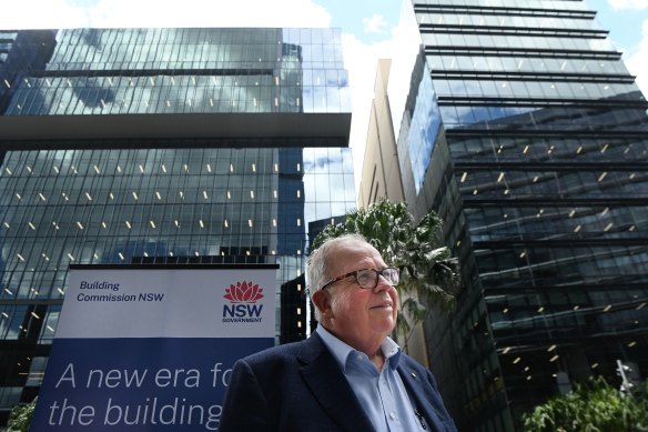 NSW Building Commissioner David Chandler in Parramatta.