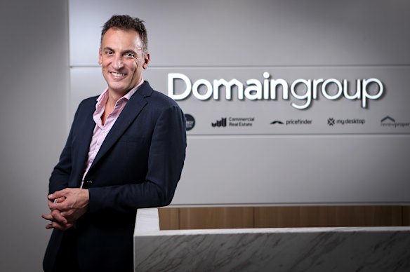 Antony Catalano when he was chief executive of real estate listing business Domain Group.