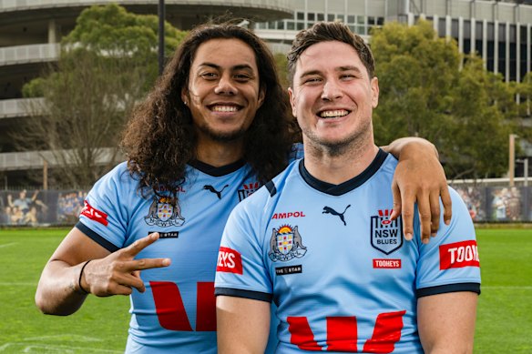Jarome Luai e Mitchell Moses venceram a série original em 2024, com NSW emparelhados nas metades.