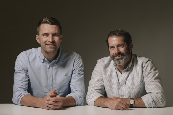 Allbirds founders Tim Brown and Joey Zwillinger.