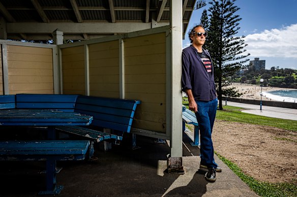 Steve Toltz in Coogee, in Sydney's eastern suburbs, where he often goes to write. 