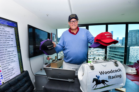 Boomaker Warren Woodcock will take bets remotely on Melbourne Cup. 