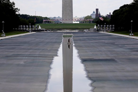 The Reflecting Pool has now been drained. For the first time, the Trump administration admitted the damage was caused by a botched installation.