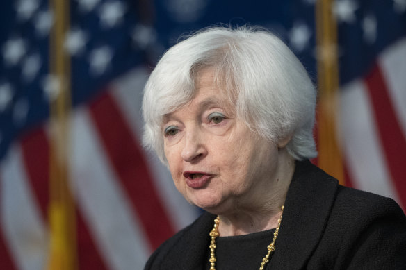   US Treasury Secretary Janet Yellen.