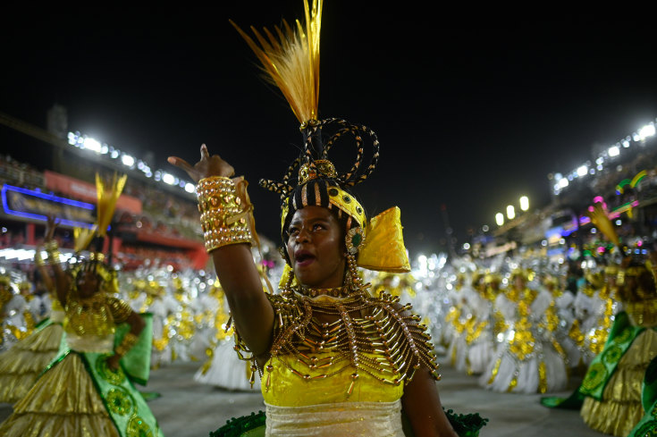 Watch: Rio Carnival's colourful parade makes a welcome return to Brazil