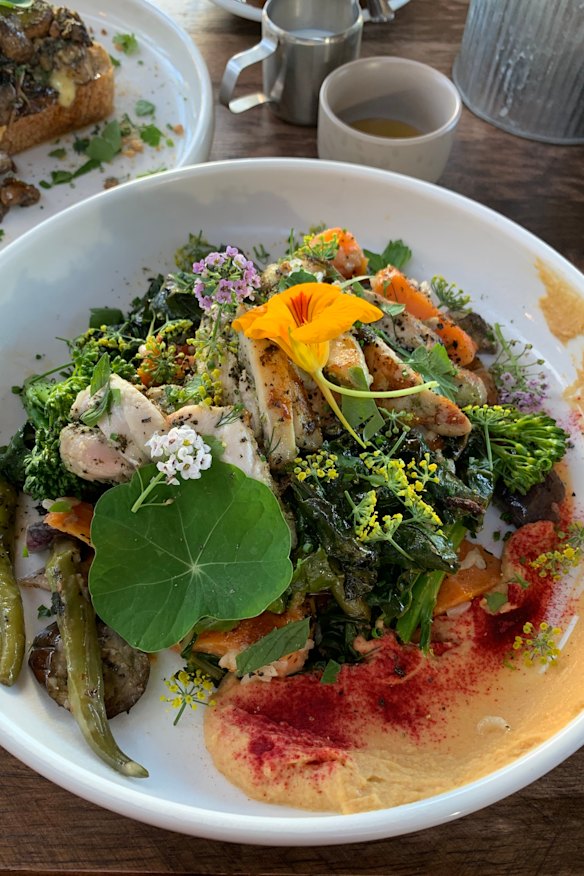 Cubby Cafe’s harvest forage bowl. 